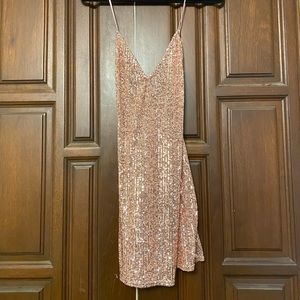 NWOT Victoria’s Secret pink sequin dress